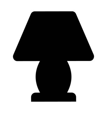  tablo lambası vektör simgesi