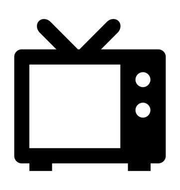  televizyon vektör simgesi