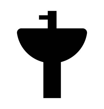  Lavabo vektör simgesi