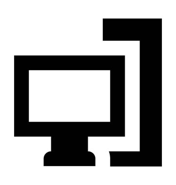  bilgisayar vektör simgesi