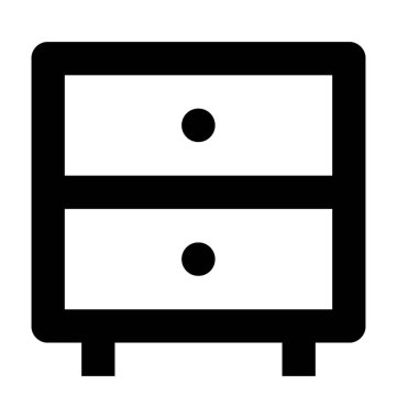  Çekmeceler vektör simgesi