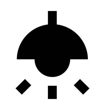  Lamba vektör simge asılı