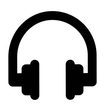  Kulaklık vektör simgesi