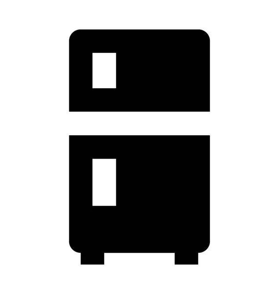 Kühlschrank-Vektor-Symbol — Stockvektor