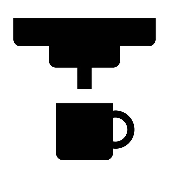 Coffee Machine Vector Icon — Stock Vector