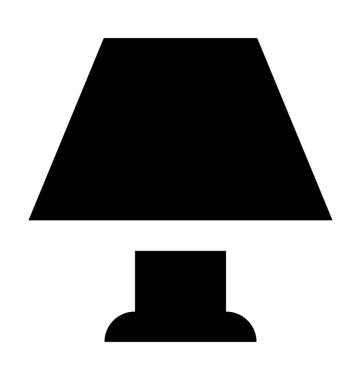  tablo lambası vektör simgesi