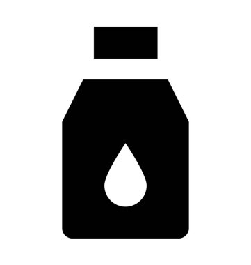  yağ şişesi vektör simgesi