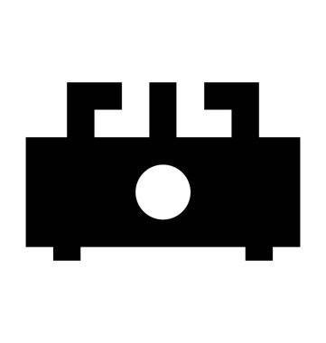  Mutfak sobası vektör simgesi