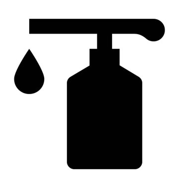  Sabun dispenseri vektör simgesi