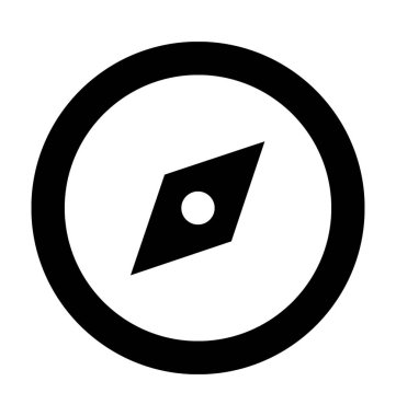  Pusula vektör simgesi