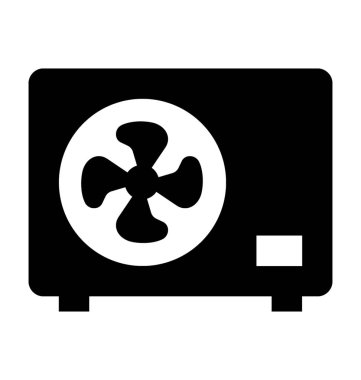  Elektrikli ısıtıcı vektör simgesi