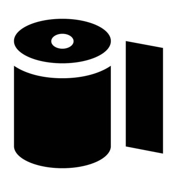  Doku Roll vektör simgesi