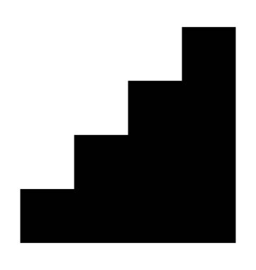  Kapalı merdivenler vektör simgesi