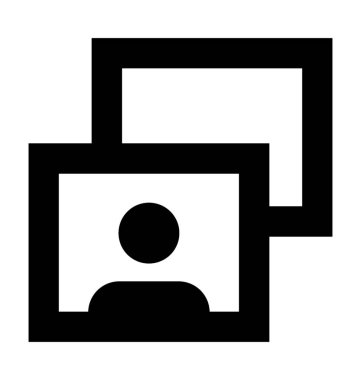  fotoğraf çerçevesi vektör simgesi