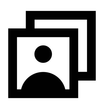  fotoğraf çerçevesi vektör simgesi