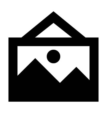  fotoğraf çerçevesi vektör simgesi