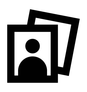  Kimlik görüntü vektör simgesi