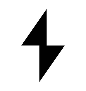  Gök gürültüsü vektör simgesi