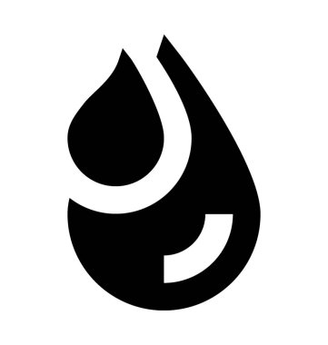  su damlaları vektör simgesi