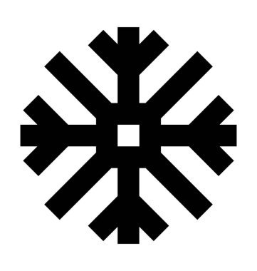  Kar Tanesi vektör simgesi