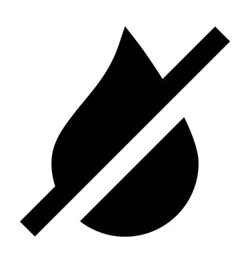  Su kuraklık vektör simgesi