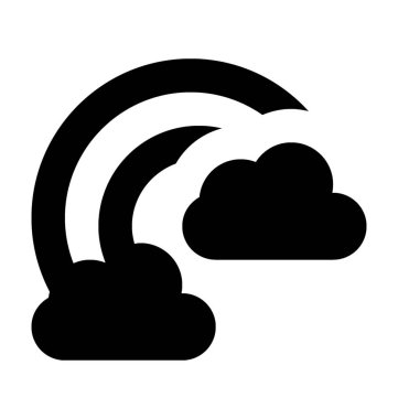  Gökkuşağı vektör simgesi