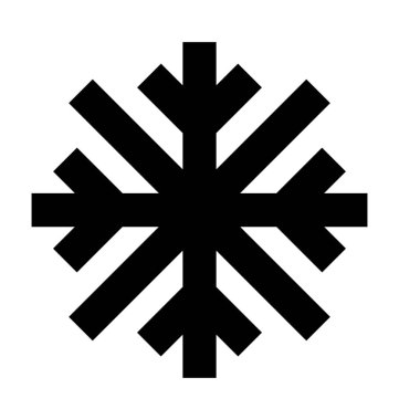  Kar Tanesi vektör simgesi