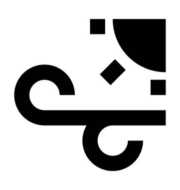  Sıcak Rüzgar vektör simgesi