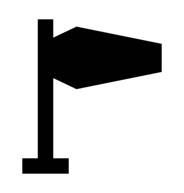  Rüzgâr tulumu vektör simgesi