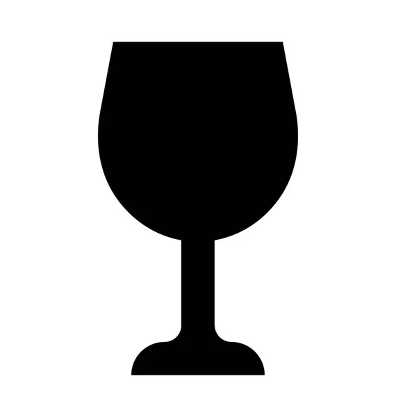 Wine Glass Vector Icon — Stock Vector