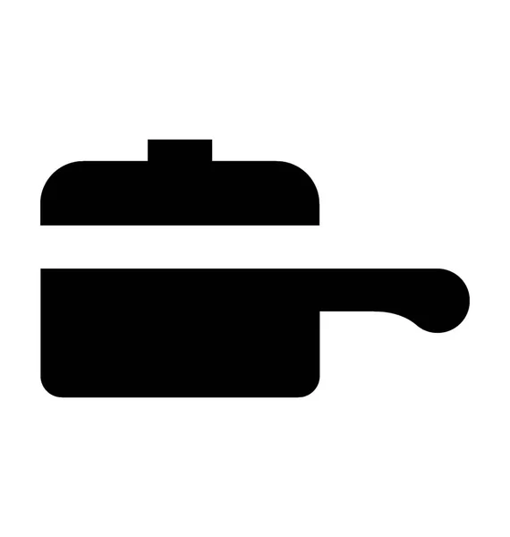 Icono del vector de la cacerola — Vector de stock