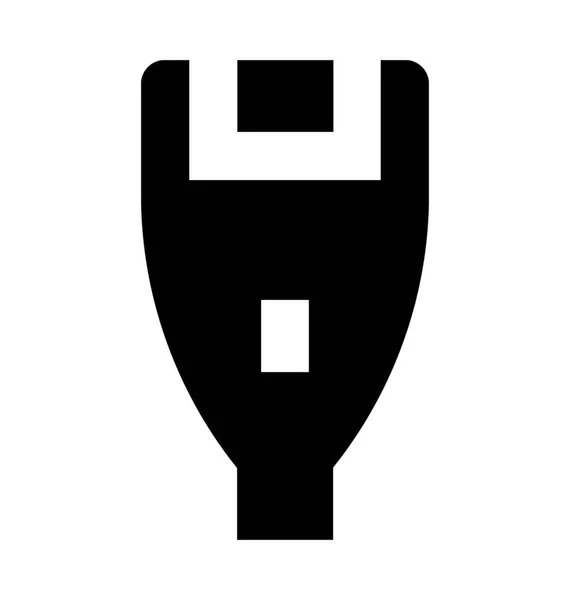 Barba trimmer vettoriale icona — Vettoriale Stock