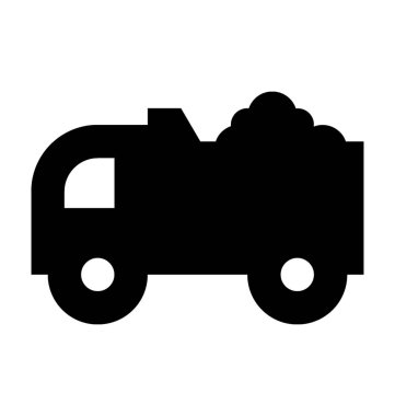  Çöp kamyonu vektör simgesi 