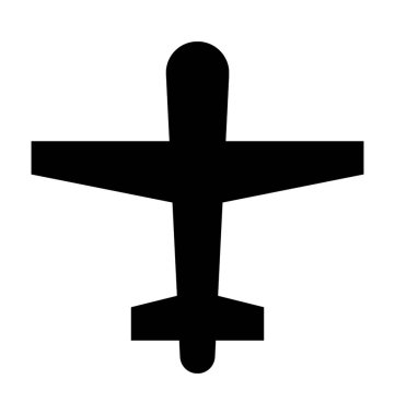  Uçak vektör simgesi