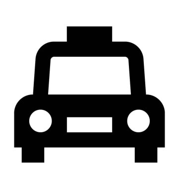  Taksi vektör simgesi