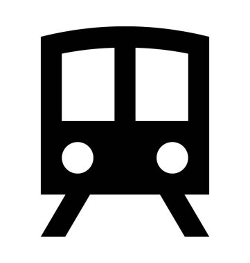  Tramvay vektör simgesi