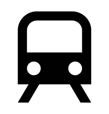  Tramvay vektör simgesi