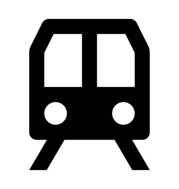  Tramvay vektör simgesi