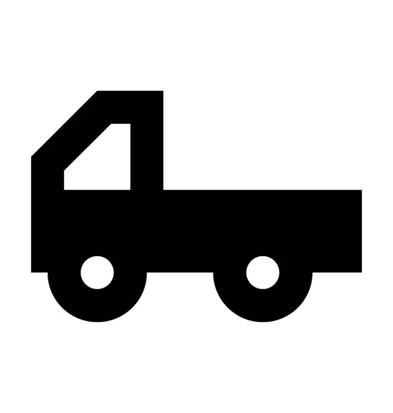Pickup Van Vector Icona — Vettoriale Stock