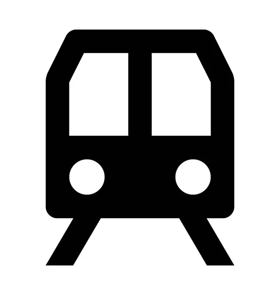 Icône vectorielle de tramway — Image vectorielle