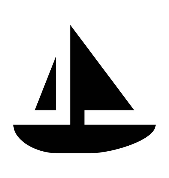 Yacht vektor icon — Stock vektor