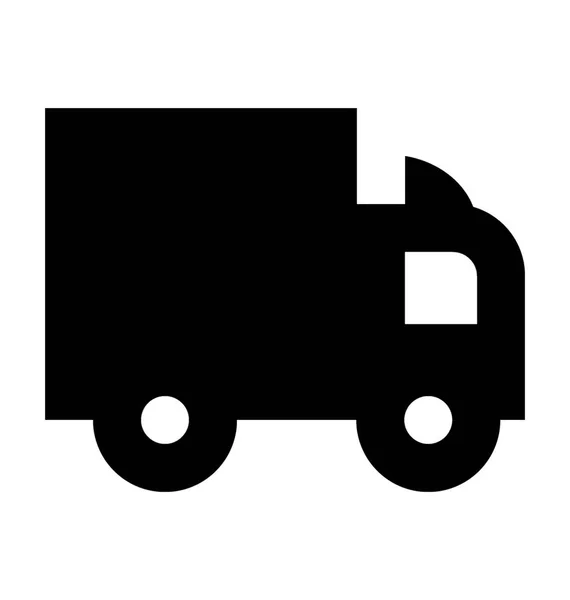 Ikona wektora furgonetki dostawy — Wektor stockowy