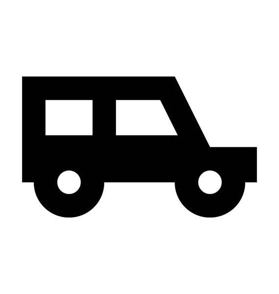 Jeep-Vektorsymbol — Stockvektor