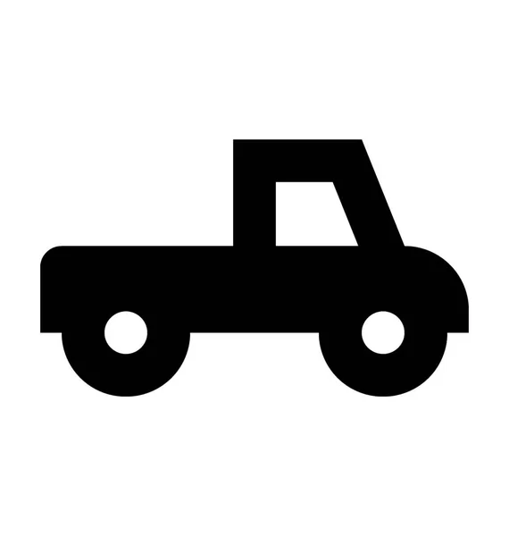 Ikon Vektor Mobil Pickup - Stok Vektor