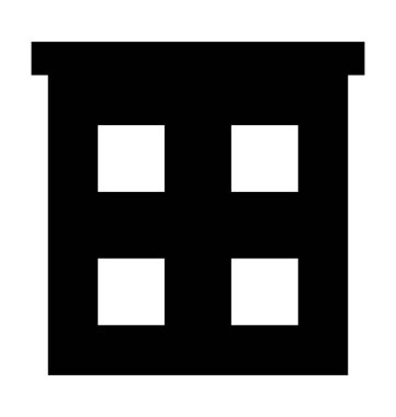  Köy evi vektör simgesi