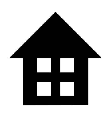  Ev vektörü simgesi