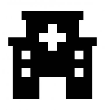  Hastane Vektör Simgesi