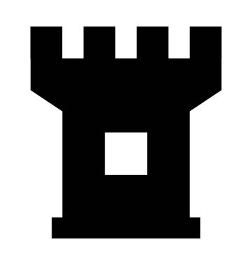  Kale vektör simgesi