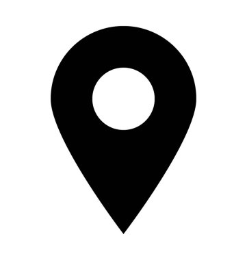  harita pin vektör simgesi