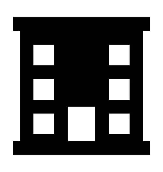 Apartmány vektorové ikony — Stockový vektor